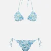 Klassischer Triangel-Bikini für Damen Joanna Luise Sagittarius Miami | AUS LIBERTY-STOFF HERGESTELLT