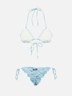 Klassischer Triangel-Bikini für Damen Joanna Luise Sagittarius Miami | AUS LIBERTY-STOFF HERGESTELLT