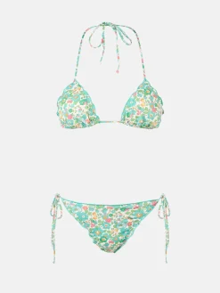 Klassischer Triangel-Bikini für Damen Betsy Schütze Miami | HERGESTELLT AUS LIBERTY-STOFF