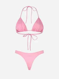 Klassischer Triangel-Bikini für Damen in Rosa Leah Naomi