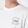 Klassisches Herren-T-Shirt „Portofino“ aus Baumwolljersey mit „Forte dei Drammi“-Stickerei | INSULTI LUMINOSI SONDEREDITION