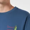 Klassisches Herren-T-Shirt Portofino aus Baumwolljersey mit Domani-Smetto-Stickerei