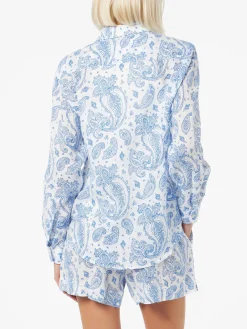 Klassisches Paisley-Leinenhemd für Damen Meredith