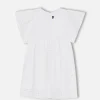 Kleid aus Baumwolle für Mädchen mit Spitze von Sangallo