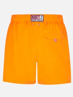 Komfort-Badeshorts für Herren in Fluo-Orange