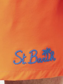 Komfort-Badeshorts für Herren in Fluo-Orange