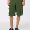 Kurze Cargohose für Herren in Militärgrün von Cargy