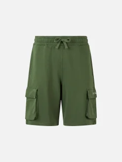 Kurze Cargohose für Herren in Militärgrün von Cargy