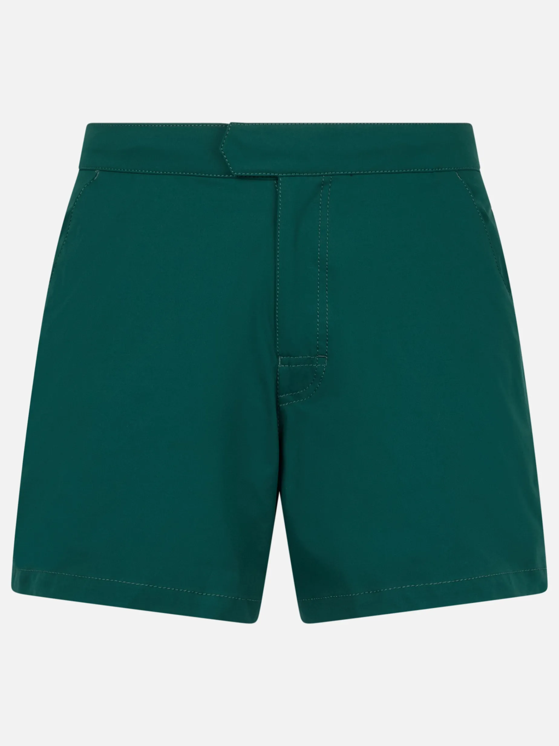 Kurze Herren-Badeshorts Master in britischem Grün