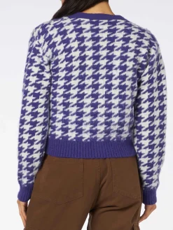 Kurzer Damen-Cardigan mit Schmuckknöpfen