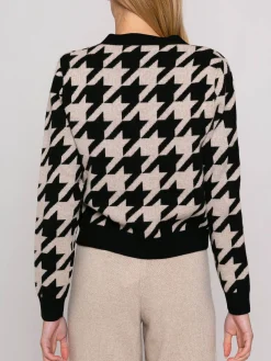 Kurzer Damen-Cardigan mit Saint-Barth-Stickerei