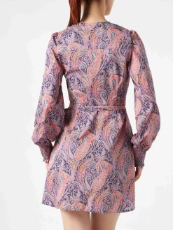 Kurzes Baumwollkleid Brilly mit Liberty-Print | Hergestellt aus Liberty-Stoff