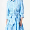 Kurzes Baumwollkleid mit Paisley-Print Daisi