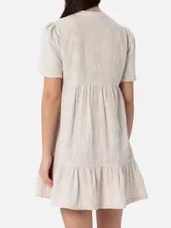 Kurzes Kleid Siara aus Baumwolle und Spitze für Damen von Sangallo