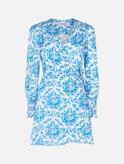 Kurzes Leinenkleid