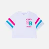 Kurzes T-Shirt aus Baumwolle für Mädchen