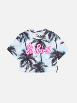 Kurzes T-Shirt für Mädchen