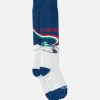 Lange Herrensocken mit Cortina-Skifahrer-Print