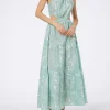 Langes Kleid Kaby mit Cut-outs und Paisley-Print für Damen