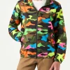 Leichte Herren-Windjacke mit Kapuze und Tarnmuster