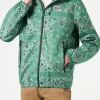Leichte Herren-Windjacke mit Kapuze und Bandana-Aufdruck