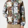 Leichte Herren-Windjacke mit Kapuze und Tarnmuster