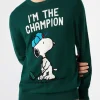 Leichter Herrenpullover mit Snoopy-Jacquard-Print | SNOOPY PEANUTS™ SONDEREDITION
