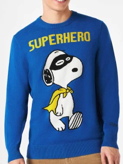 Leichter Herrenpullover mit Snoopy-Jacquard-Print | SNOOPY PEANUTS™ SONDEREDITION
