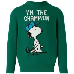 Leichter Herrenpullover mit Snoopy-Jacquard-Print | SNOOPY PEANUTS™ SONDEREDITION