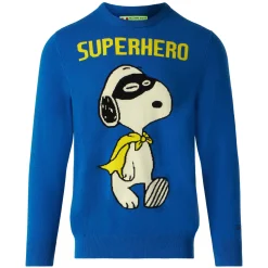 Leichter Herrenpullover mit Snoopy-Jacquard-Print | SNOOPY PEANUTS™ SONDEREDITION