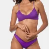 Lila Bralette-Bikini für Damen