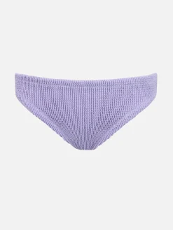 Lila Crinkle-Badehose Madame mit Schleife für Mädchen
