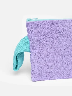 Lila Crinkle-Pochette von Pareasy