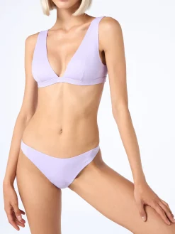 Lila heißversiegelter U-Ausschnitt-Bikini für Damen von Ofelia Reanna