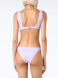 Lila heißversiegelter U-Ausschnitt-Bikini für Damen von Ofelia Reanna