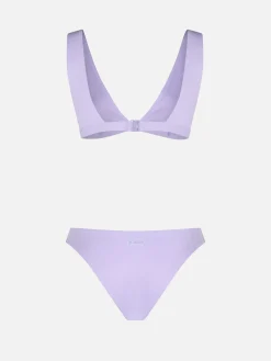 Lila heißversiegelter U-Ausschnitt-Bikini für Damen von Ofelia Reanna