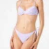 Lilafarbener Bralette-Bikini für Damen