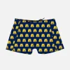 Lycra-Badeshorts für Jungen mit Autoaufdruck
