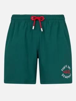 Man Comfort Badeshorts mit „Forte dei Drammi“-Stickerei | INSULTI LUMINOSI SONDEREDITION