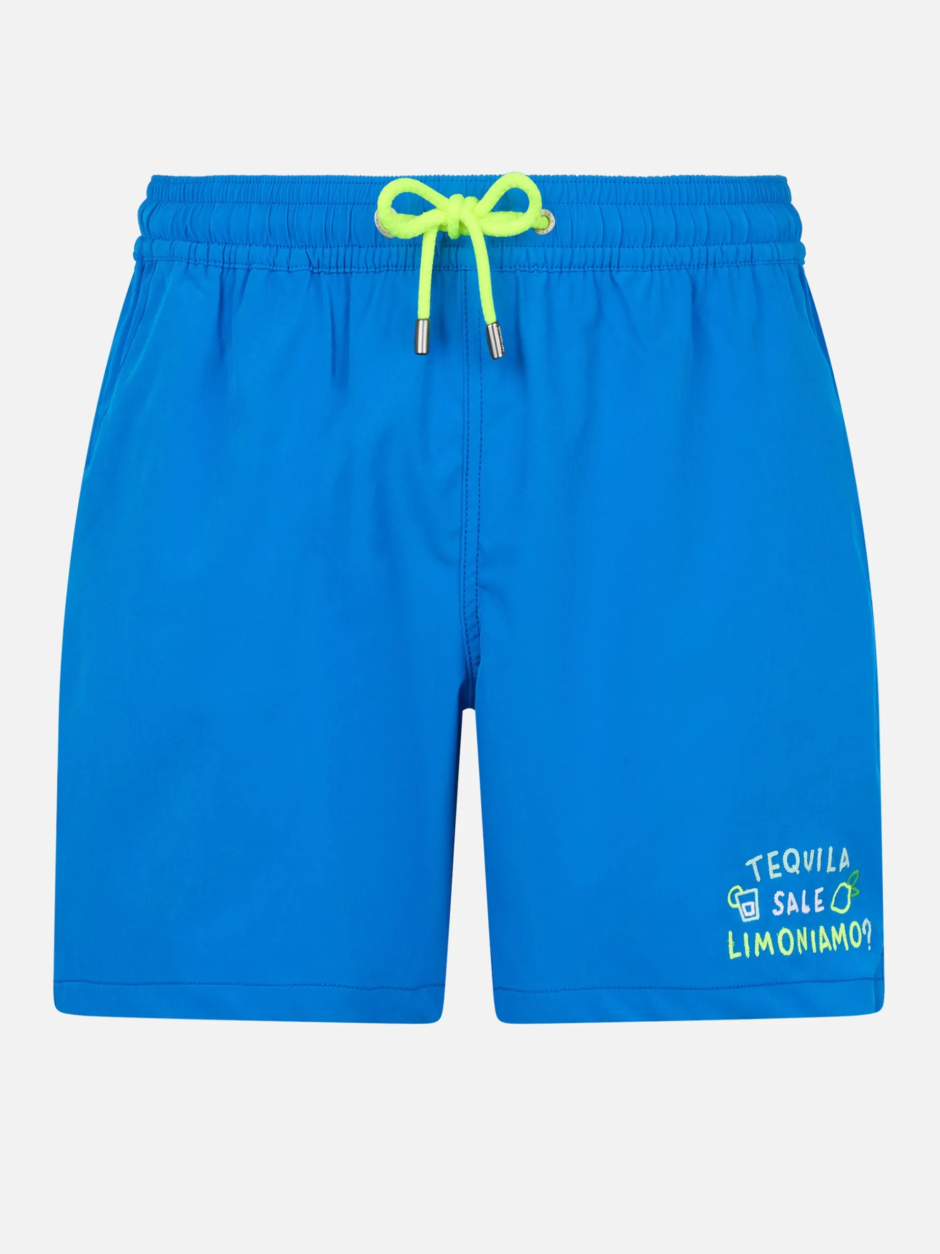 Man Comfort Badeshorts mit Tequila, Sale, Limoniamo-Stickerei | INSULTI LUMINOSI SONDEREDITION