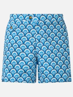Man Comfort Badeshorts mit geometrischem Print