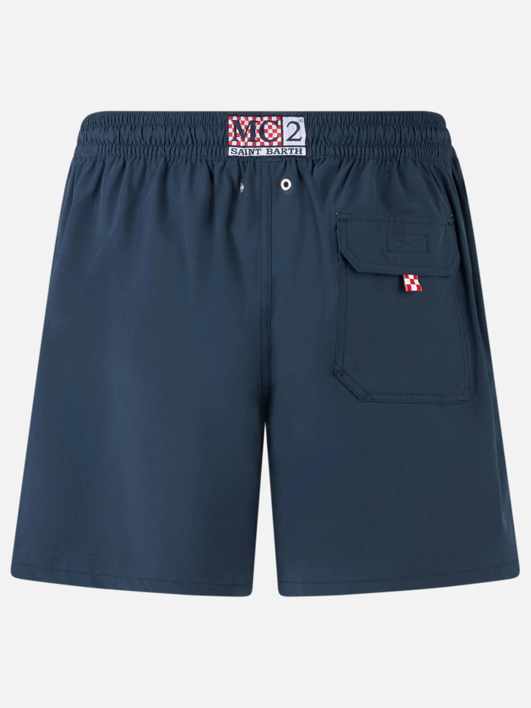 Man Comfort Badeshorts mit „Nel bere e nel mare“-Stickerei | INSULTI LUMINOSI SONDEREDITION