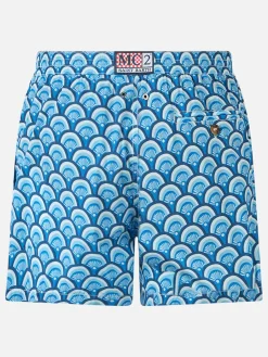 Man Comfort Badeshorts mit geometrischem Print
