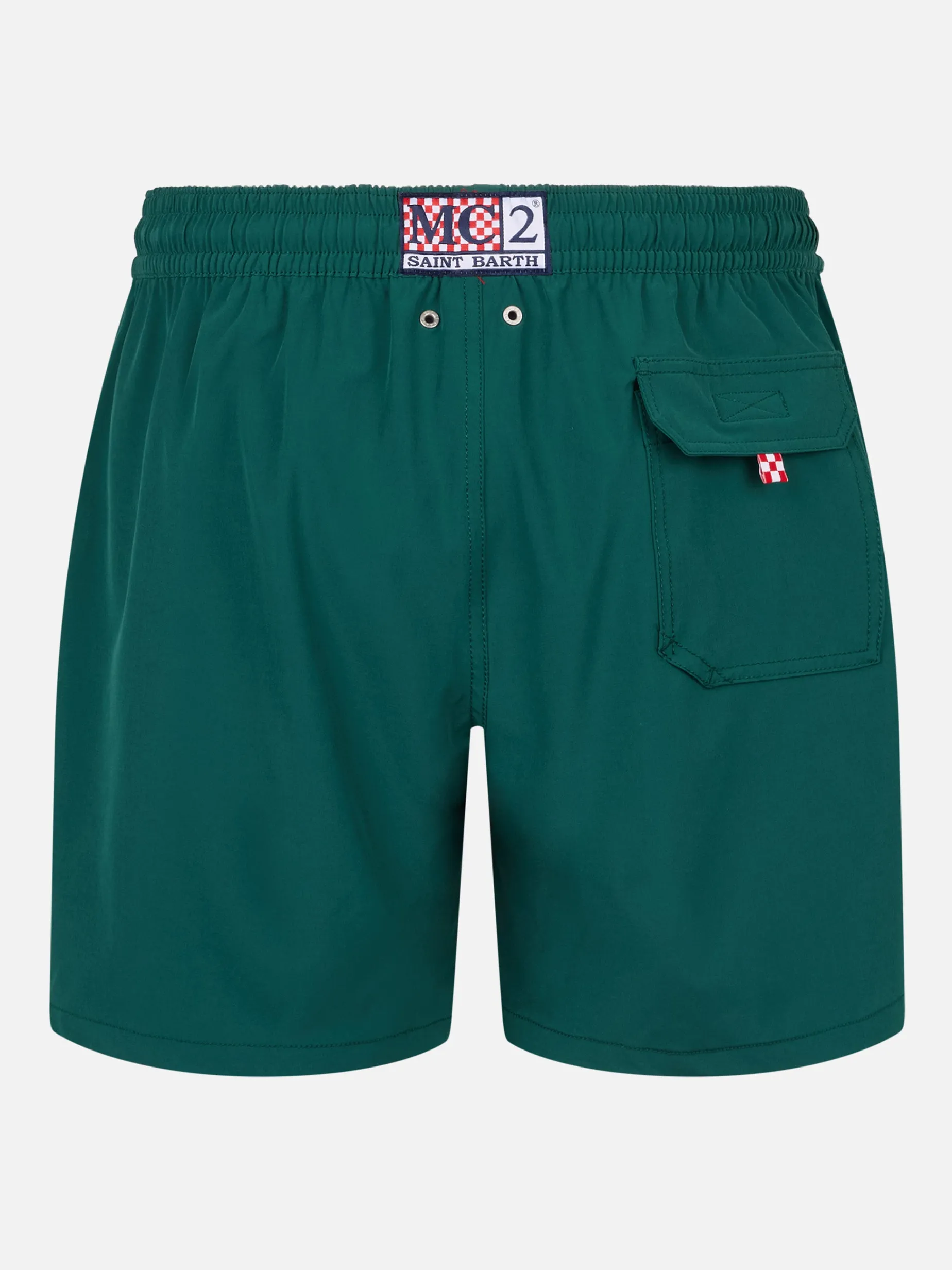 Man Comfort Badeshorts mit „Forte dei Drammi“-Stickerei | INSULTI LUMINOSI SONDEREDITION