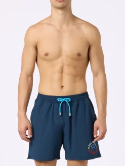 Man Comfort Badeshorts mit Dal Padel alla Brace-Stickerei | INSULTI LUMINOSI SONDEREDITION
