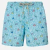 Man Comfort Light Badeshorts mit Krabben-Print