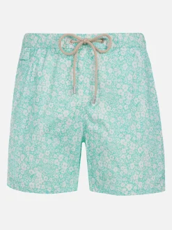 Man Comfort Light Badeshorts mit Blumendruck