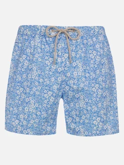Man Comfort Light Badeshorts mit Blumendruck