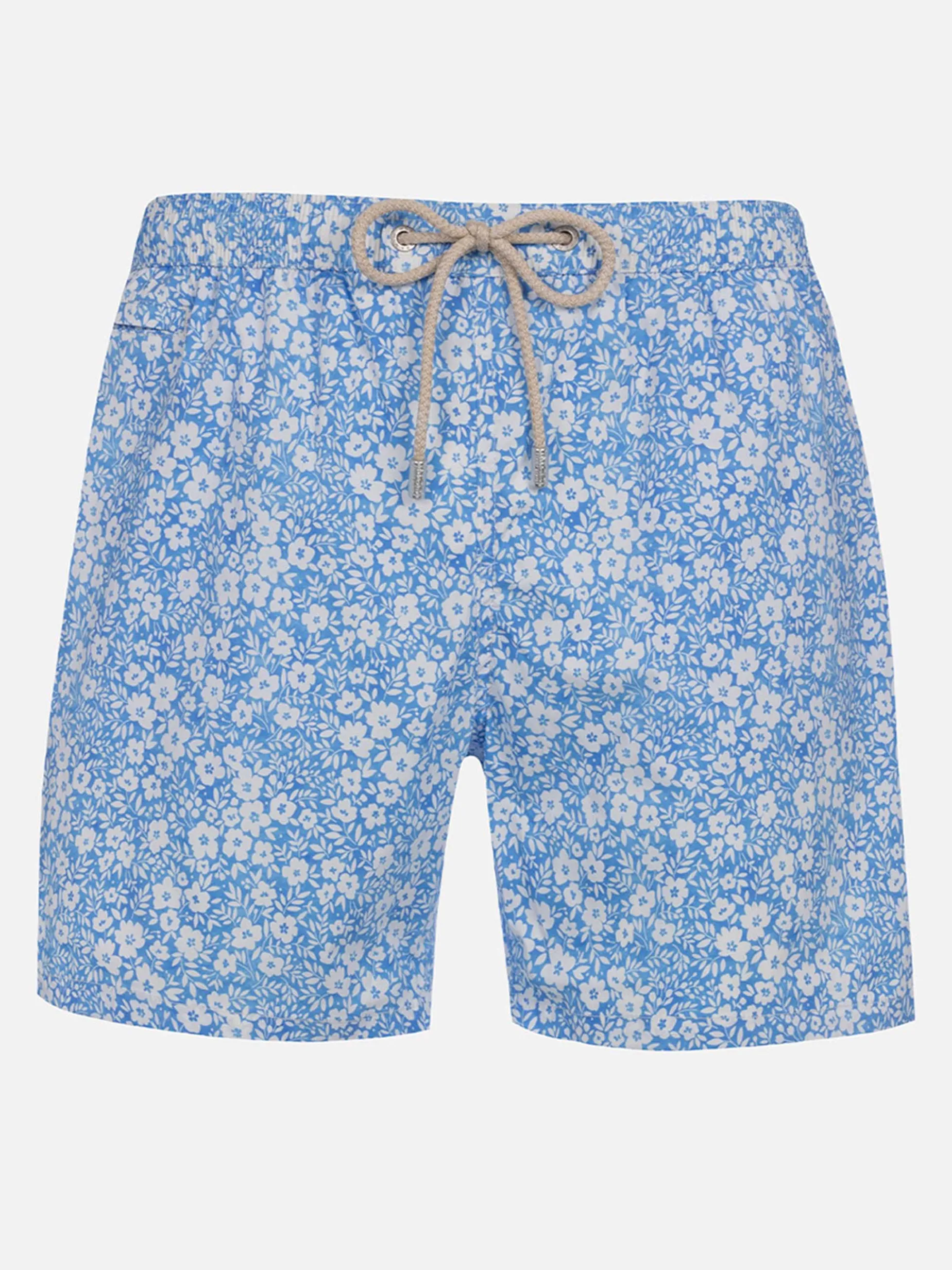 Man Comfort Light Badeshorts mit Blumendruck