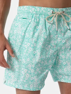 Man Comfort Light Badeshorts mit Blumendruck
